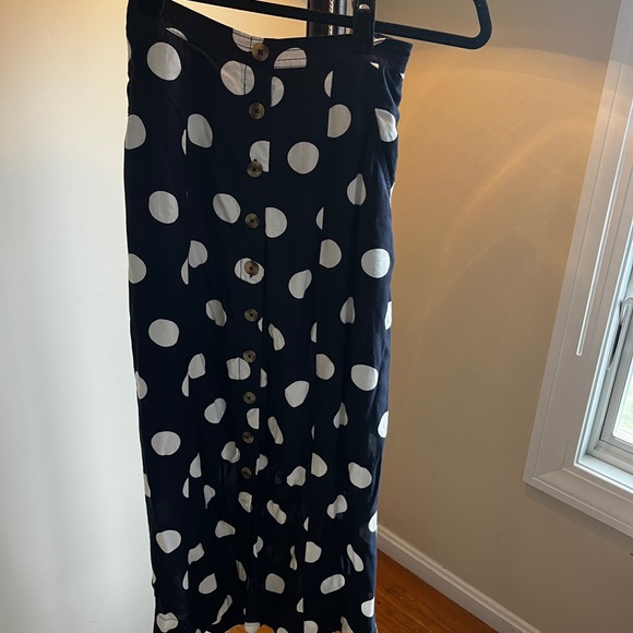 Maeve Black & White Polka Dot Skirt - Picture 11 of 15